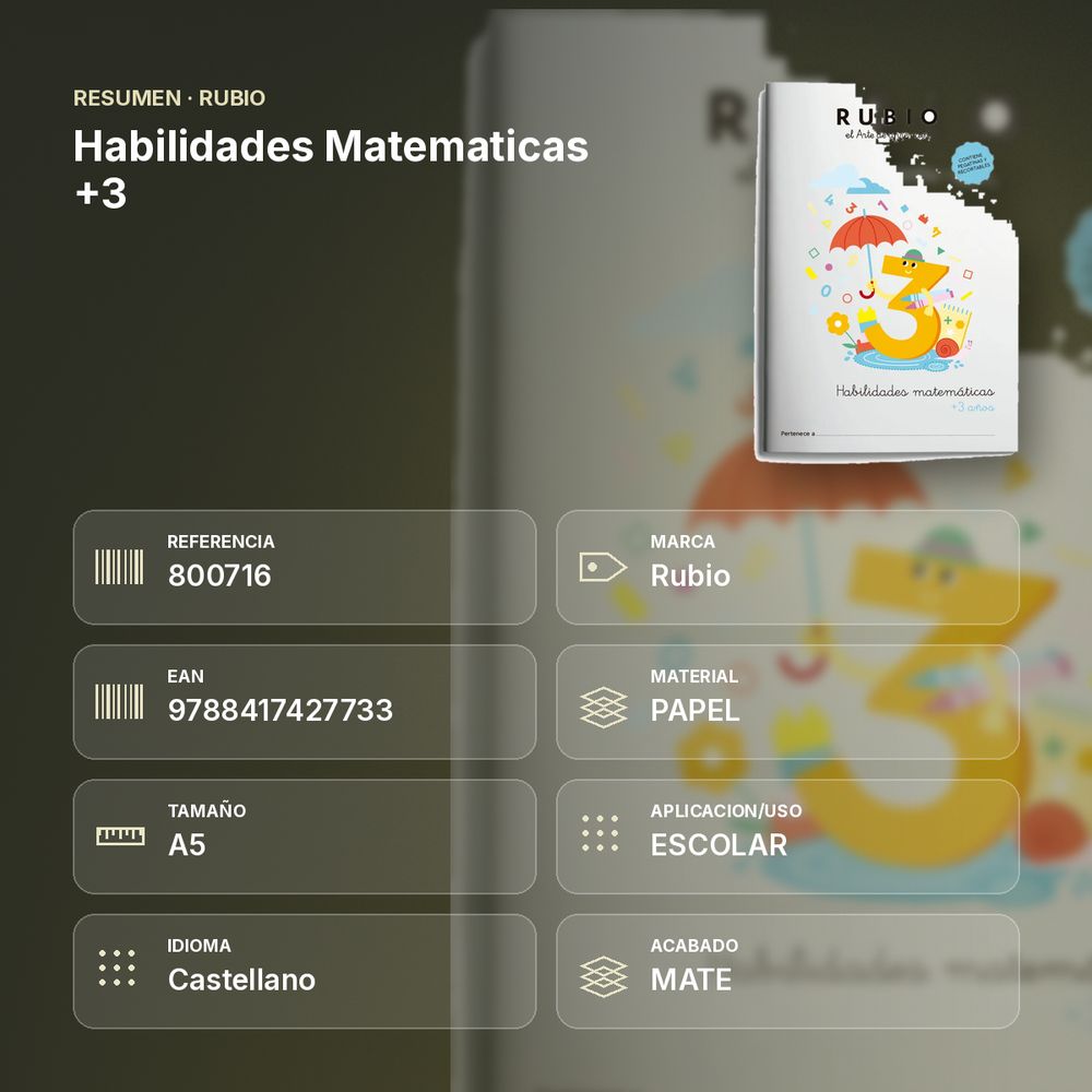 HABILIDADES MATEMATICAS +3 - resumen de atributos