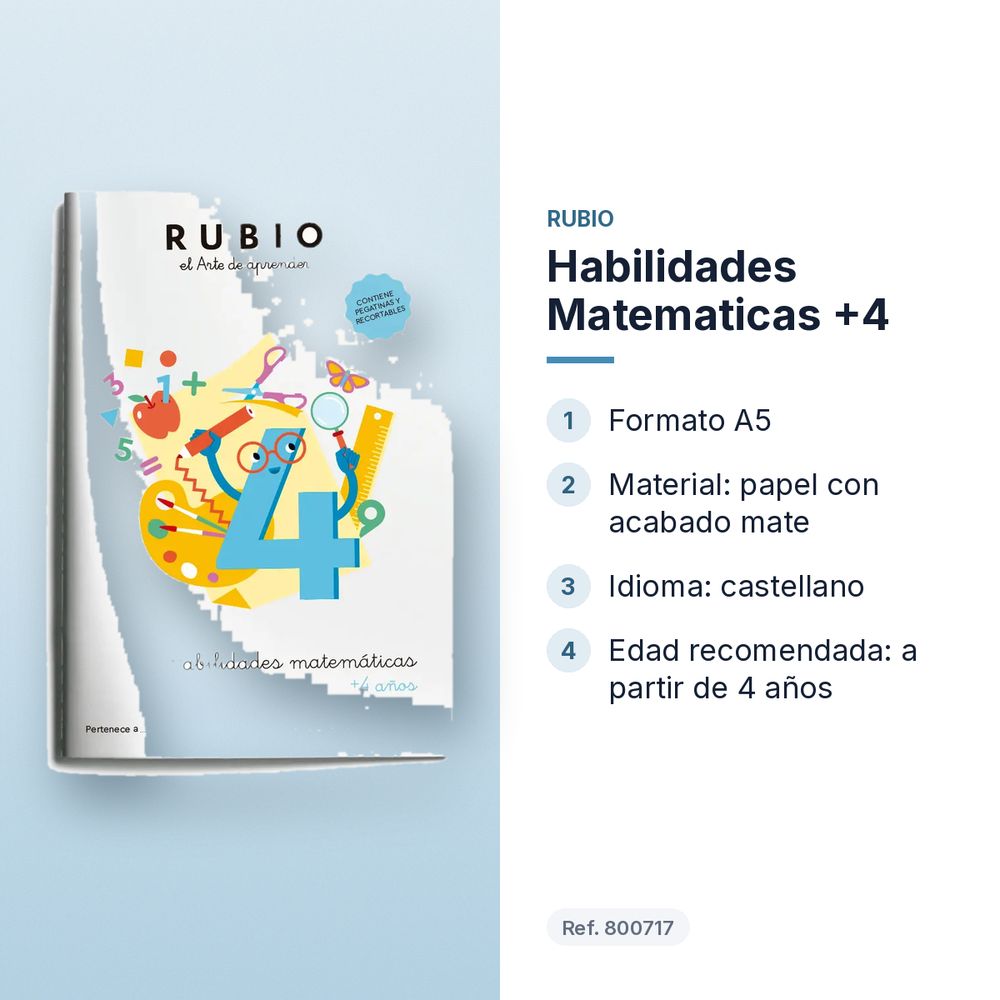HABILIDADES MATEMATICAS +4 - características principales