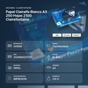 PAPEL CLAIRALFA BLANCO A3 250 HOJAS 210G CLAIREFONTAINE - resumen de atributos