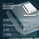 PAPEL CLAIRALFA BLANCO A4 250 HOJAS 210G CLAIREFONTAINE - resumen de atributos