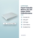 PAPEL CLAIRALFA BLANCO A3 125 HOJAS 250G CLAIREFONTAINE - características principales