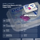 PAPEL DCP BLANCO A3 500 HOJAS 100G  - resumen de atributos