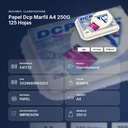 PAPEL DCP MARFIL A4 250G 125 HOJAS  - resumen de atributos