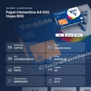 PAPEL CLEMENTINA A4 500 HOJAS 80G  - resumen de atributos
