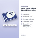 PAPEL VERDE PÁLIDO A4 80G 500 HOJAS - características principales