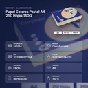PAPEL COLORES PASTEL A4 250 HOJAS 160G  - resumen de atributos