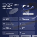 CARTULINA NEGRO A4 100 HOJAS 270G CLAIREFONTAINE - resumen de atributos