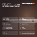 ROTULADOR LUMOCOLOR 351 DE PIZARRA BLANCA NARANJA - resumen de atributos