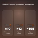ROTULADOR LUMOCOLOR 351 DE PIZARRA BLANCA NARANJA - formato de venta: paquete de 12, caja de 144