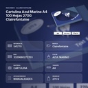CARTULINA AZUL MARINO A4 100 HOJAS 270G CLAIREFONTAINE - resumen de atributos