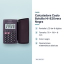 CALCULADORA CASIO BOLSILLO HL-820VERA NEGRA   - características principales