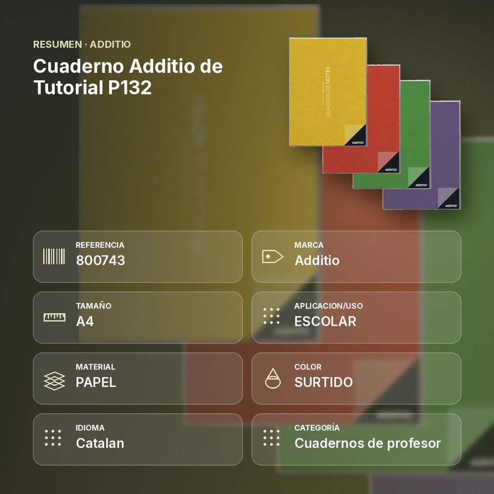 CUADERNO ADDITIO DE TUTORIAL P132 - resumen de atributos