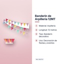 BANDERIN DE ARPILLERIA 12MT - características principales