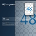 ETIQUETA APLI 13882 - resumen de atributos