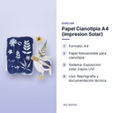 PAPEL CIANOTIPIA A4 (IMPRESION SOLAR) - características principales