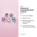 PULSERA DE CASCABELES PACK 2-22CM - características principales