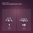 PULSERA DE CASCABELES PACK 2-22CM - formato de venta: caja de 6