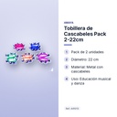 TOBILLERA DE CASCABELES PACK 2-22CM  - características principales