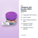 TÉMPERA JOVI ESCOLAR 35CC VIOLETA - características principales