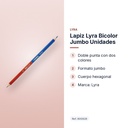LAPIZ LYRA BICOLOR JUMBO UNIDADES - características principales