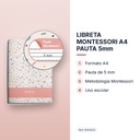 LIBRETA MONTESSORI A4 PAUTA 5mm - características principales