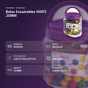 BOLAS ENSARTABLES 100PZ 20MM - resumen de atributos