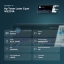 HP TONER LASER CYAN W2201A - resumen de atributos