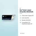 HP TONER LASER AMARILLO W2202A - características principales