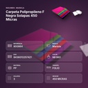 CARPETA POLIPROPILENO F NEGRA SOLAPAS 450 MICRAS  - resumen de atributos