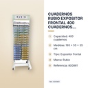 CUADERNOS RUBIO EXPOSITOR FRONTAL 400 CUADERNOS 165x55x35cm - características principales