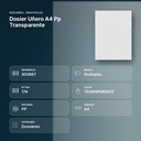 DOSIER UÑERO A4 PP TRANSPARENTE  - resumen de atributos