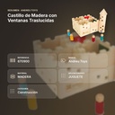 CASTILLO DE MADERA CON VENTANAS TRASLUCIDAS - resumen de atributos