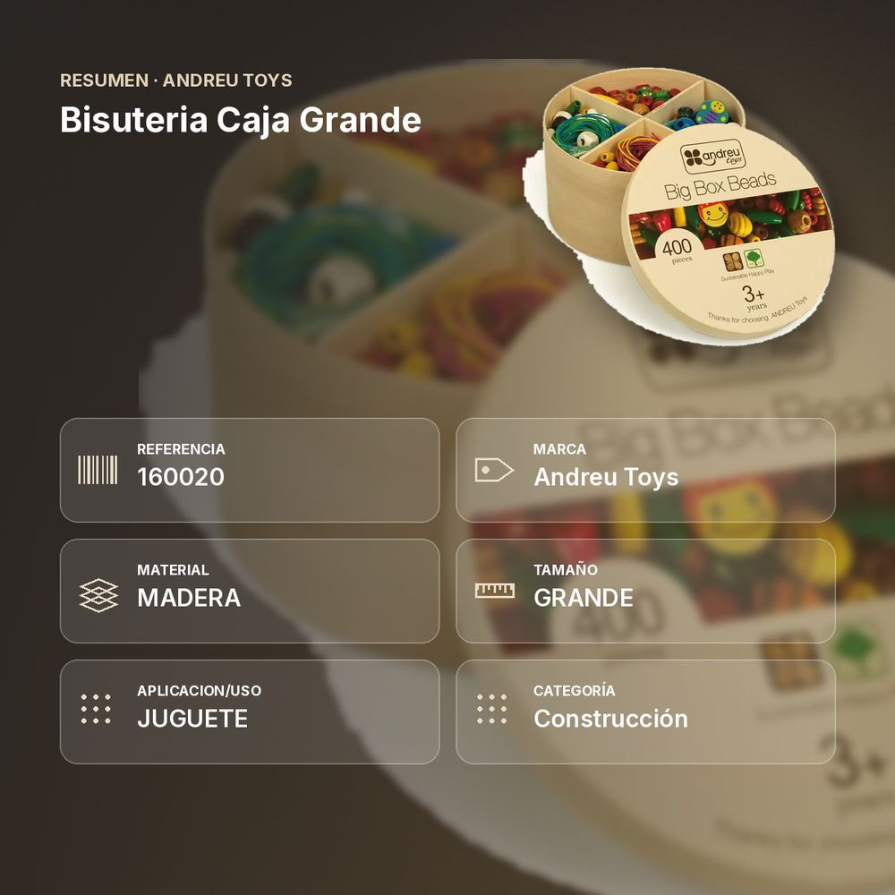 BISUTERIA CAJA GRANDE - resumen de atributos