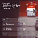 CARTUCHO DE TINTA NEGRO ORIGINAL CANON PG-512 2969B001 - resumen de atributos