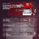 CARTUCHO DE TINTA NEGRO ORIGINAL CANON CLI-521BK 2933B001 - resumen de atributos
