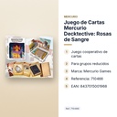 JUEGO DE CARTAS MERCURIO DECKTECTIVE: ROSAS DE SANGRE - características principales