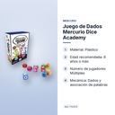 JUEGO DE DADOS MERCURIO DICE ACADEMY  - características principales
