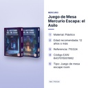 JUEGO DE MESA MERCURIO ESCAPA: EL ASILO - características principales