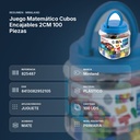 JUEGO MATEMÁTICO CUBOS ENCAJABLES 2CM 100 PIEZAS - resumen de atributos