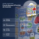 PUZZLE BANANA 8 PUZZLES DE INSECTOS - resumen de atributos