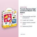 PUZZLE BANANA HIGH CONTRAST MATCH THE BATCH - características principales