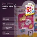 PUZZLE BANANA HIGH CONTRAST MATCH THE BATCH - resumen de atributos