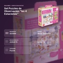 SET PUZZLES DE OBSERVACIÓN “LAS 4 ESTACIONES”  - resumen de atributos
