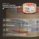 PRECINTO TESA PVC TRANSPARENTE 50MM×66 M - resumen de atributos