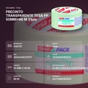 PRECINTO TRANSPARENTE TESA PP 50MM×66 M 31µm  - resumen de atributos