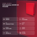 SUBCARPETAS 220GR A4 GROSELLA - resumen de atributos
