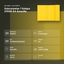 SUBCARPETAS 1 SOLAPA 210GR A4 AMARILLO - resumen de atributos