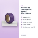 PRECINTO DE EMBALAJE PVC VIOLETA 66M×50MM - características principales