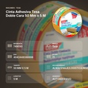 CINTA ADHESIVA TESA DOBLE CARA 50 MM X 5 M  - resumen de atributos