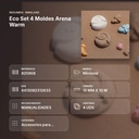 ECO SET 4 MOLDES ARENA WARM - resumen de atributos